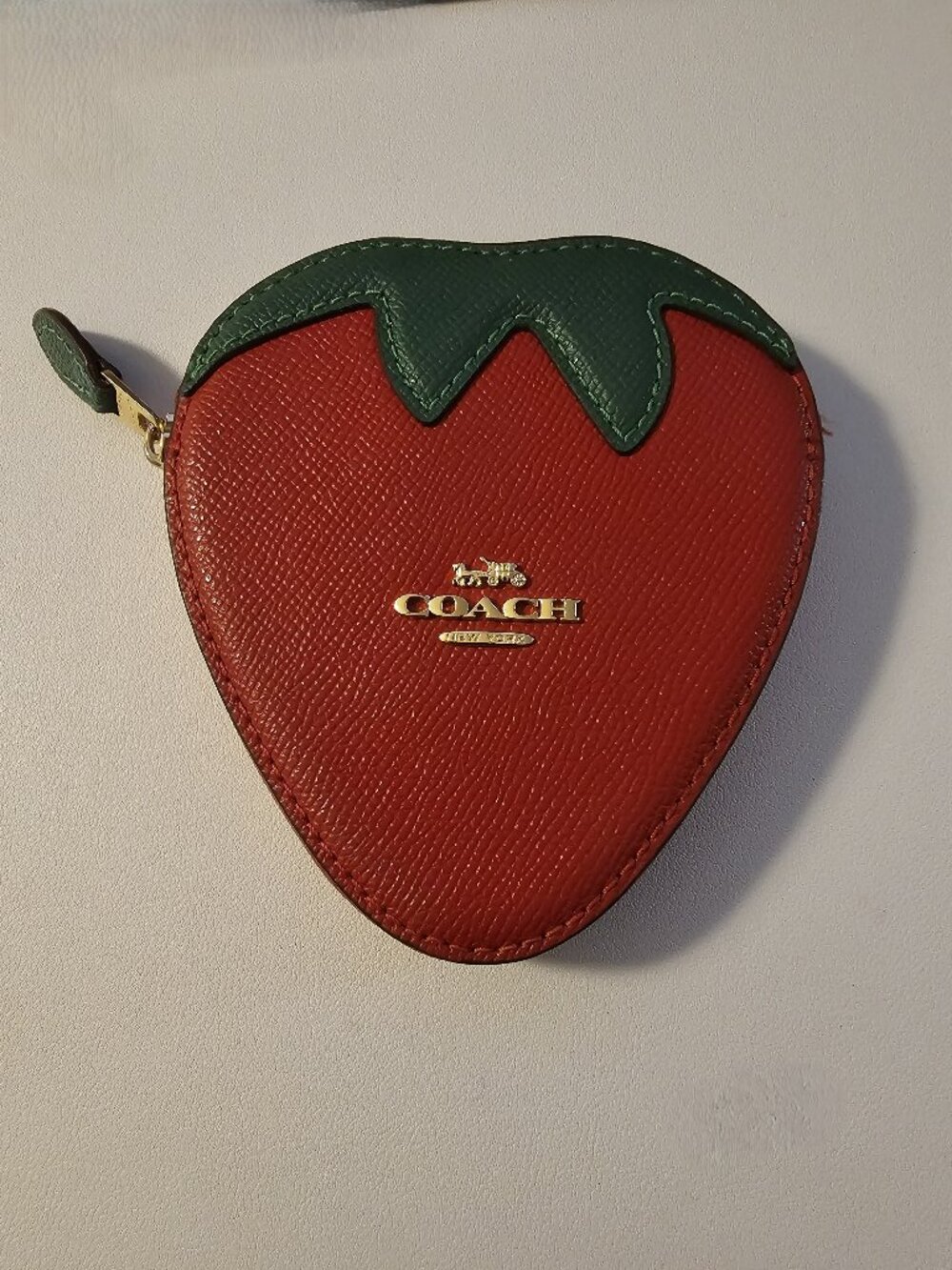 Coach Strawberry Coin Case